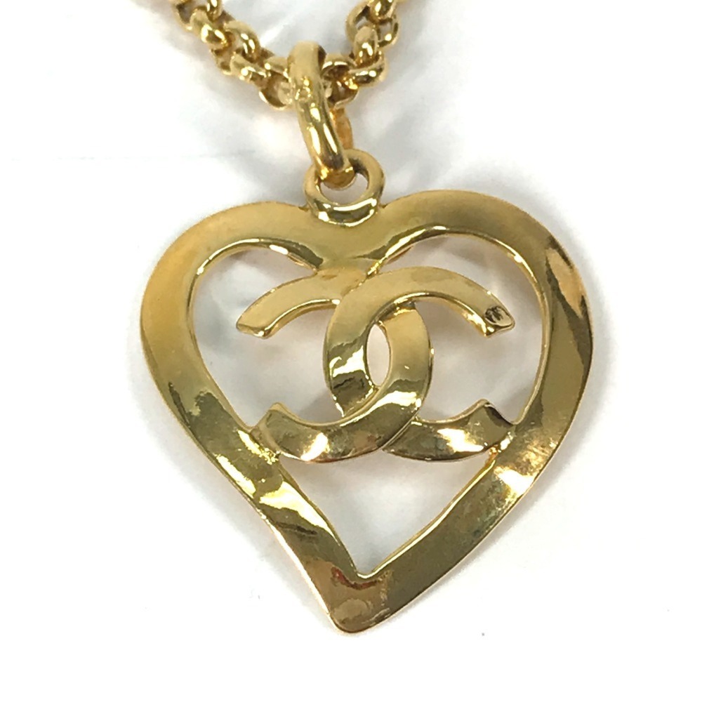 CHANEL Authentic Vintage Gold Logo Necklace - Picture 2 of 9